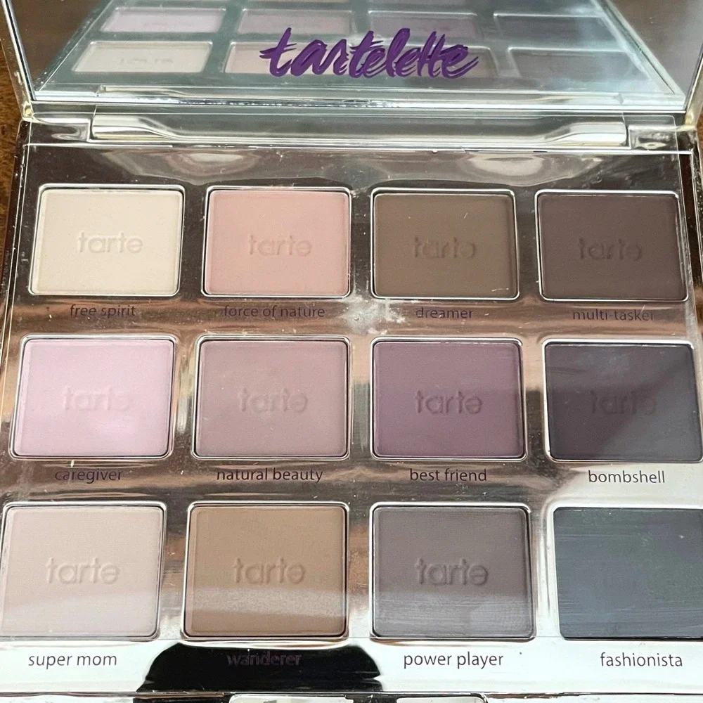 Tarte Tartelette Amazonian Clay Matte Eyeshadow Palette 12 Shade Neutral NIB USA